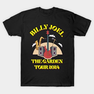 Billy Joel The Garden Tour 2024 T shirt Yelloe T-Shirt